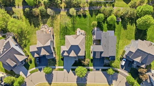 Expansive lot with beautifully maintained outdoor spaces.