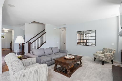 Spacious living room with plenty of room to relax or entertain.