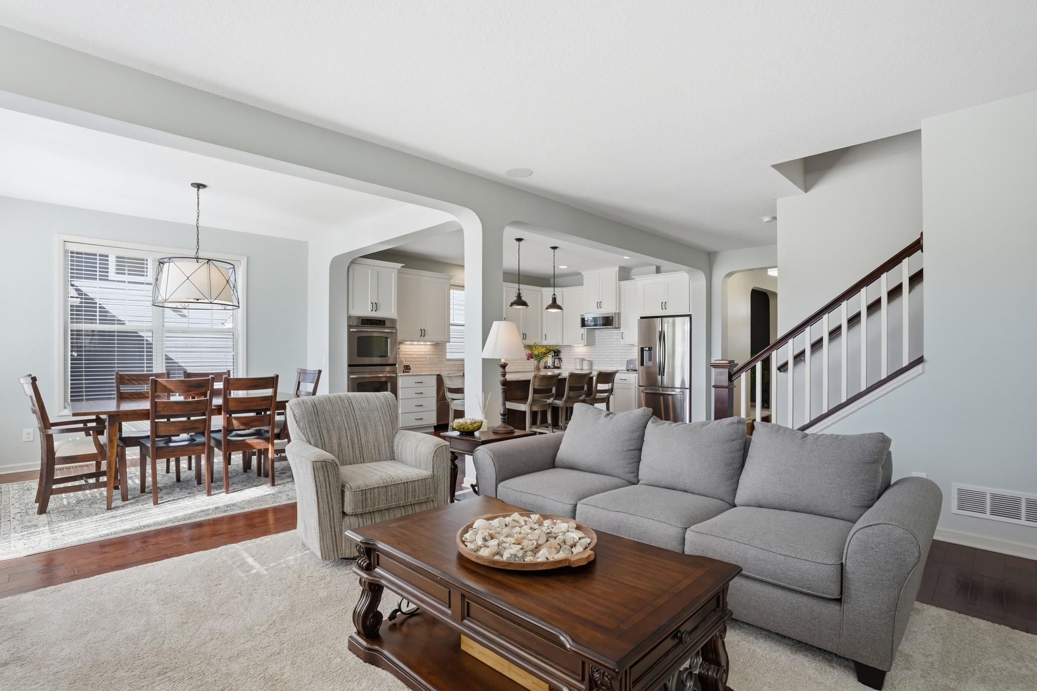Open-concept living that keeps everyone connected.