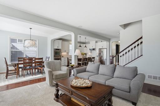 Open-concept living that keeps everyone connected.