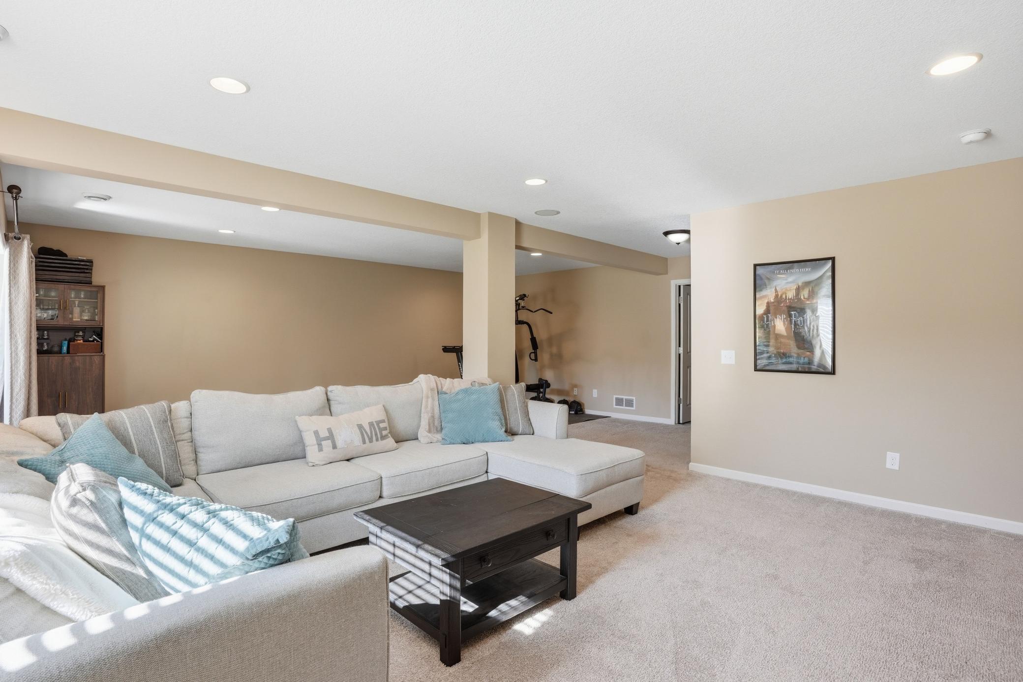 Room for guests, hobbies, workouts, and everything in between.