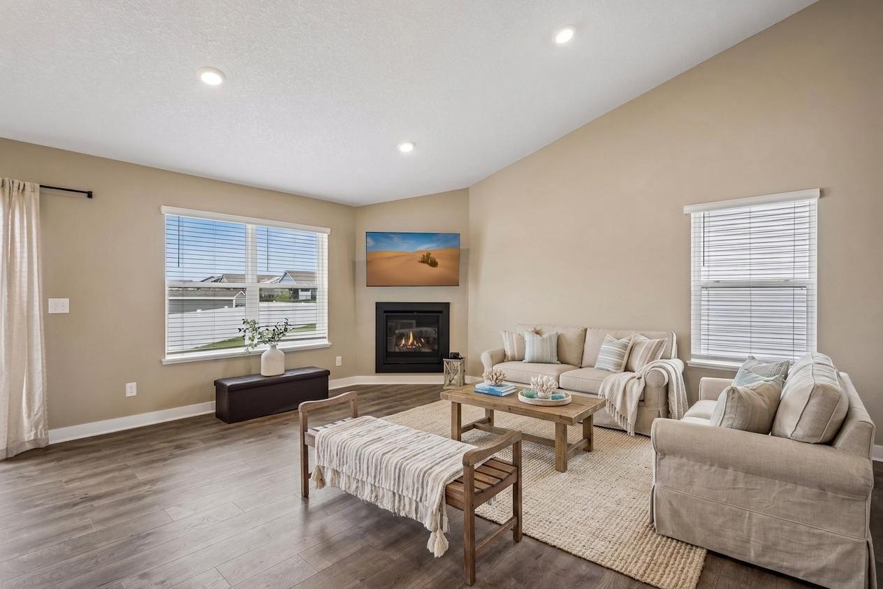Virtually Staged Main Level Living Room