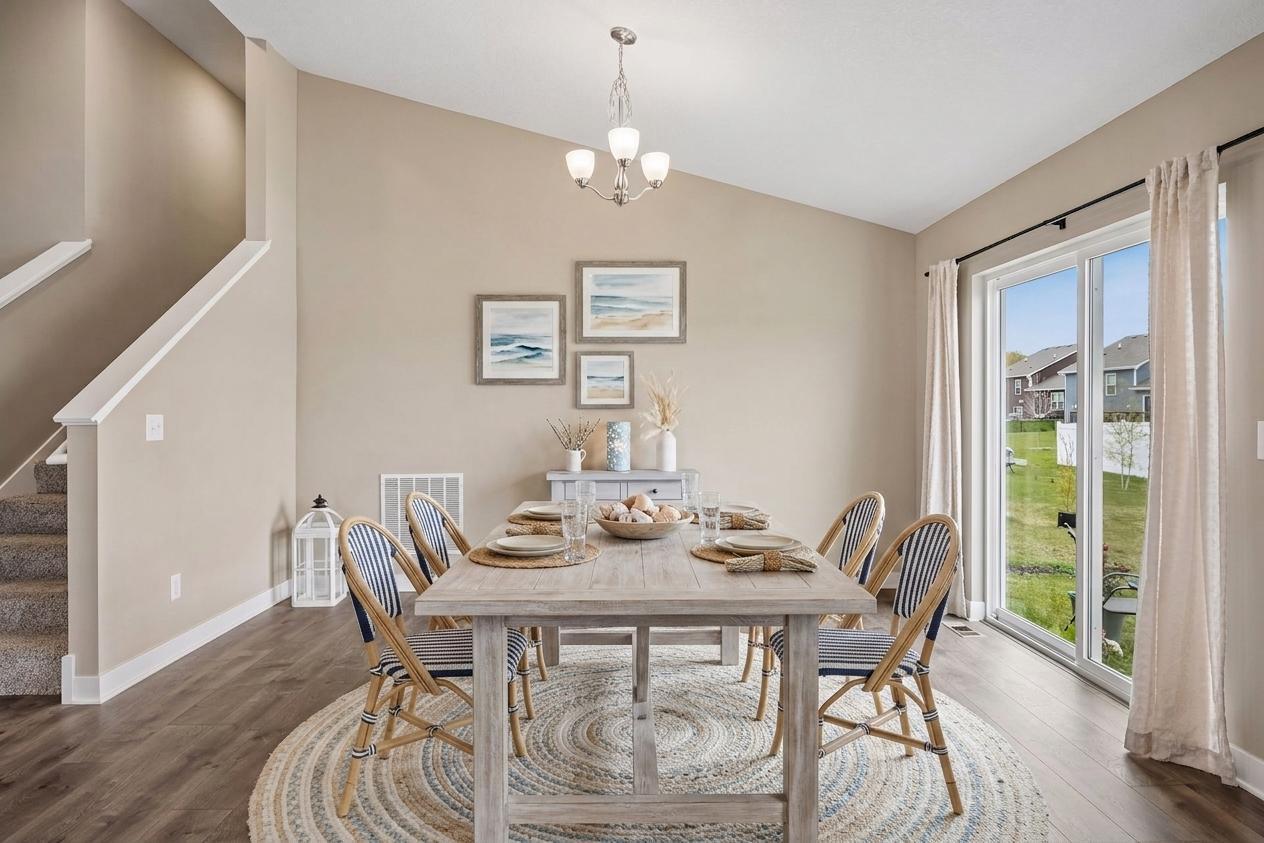 Virtually Staged Dining Room