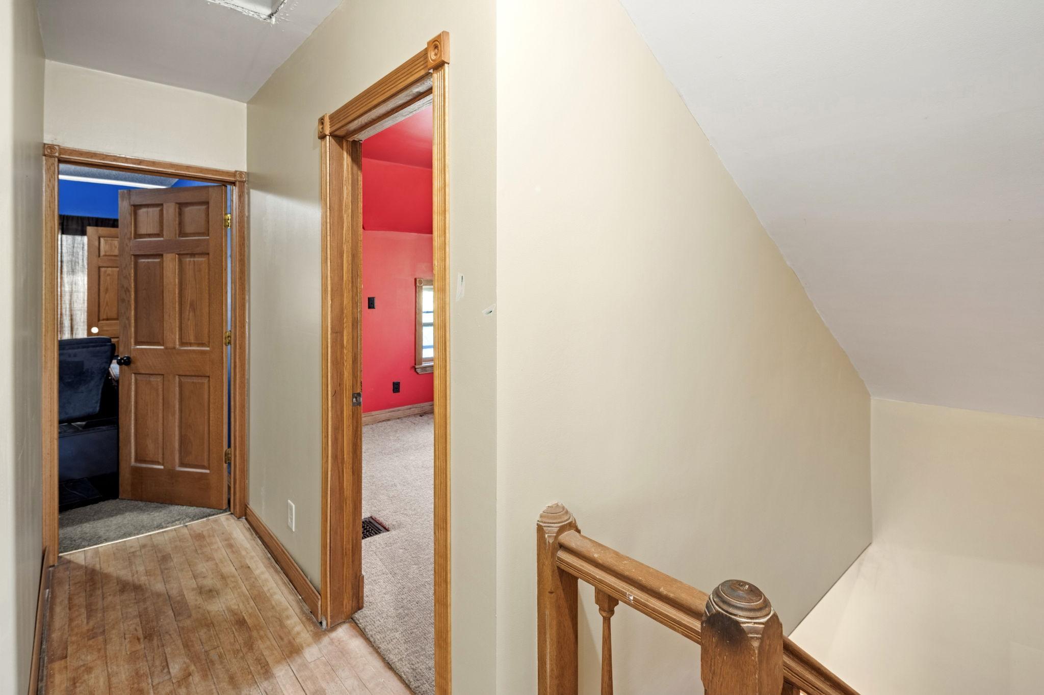 Upper level hallway