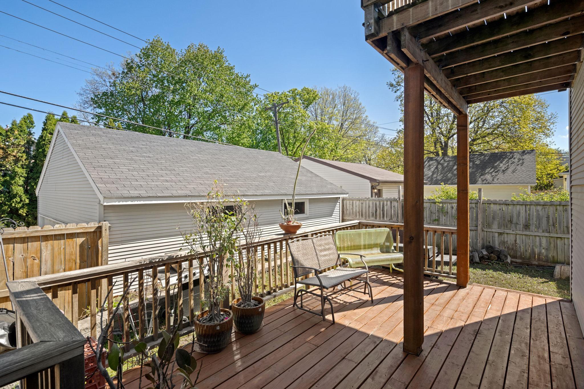 Large Deck off the back