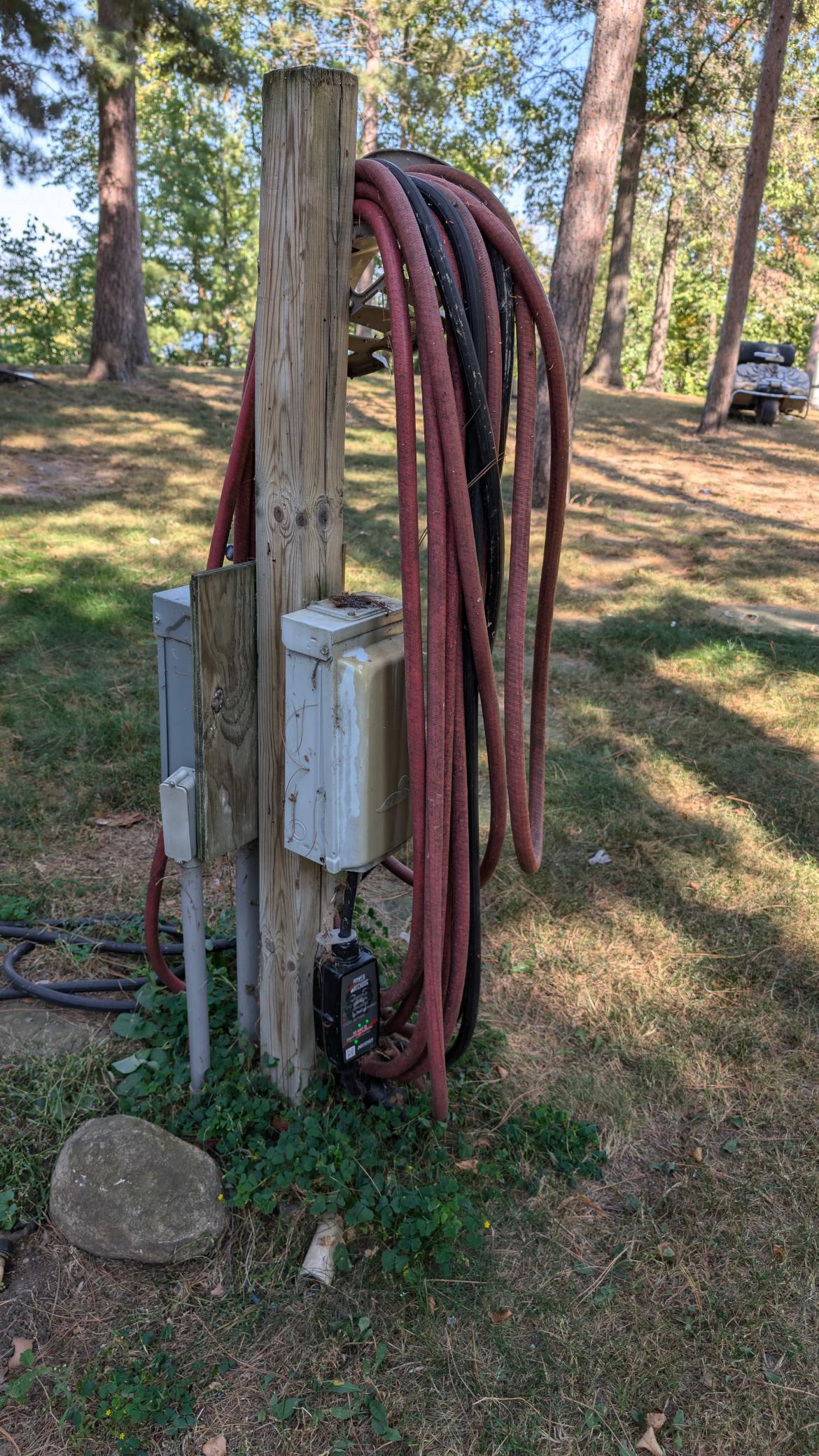 Electric and well water connected!