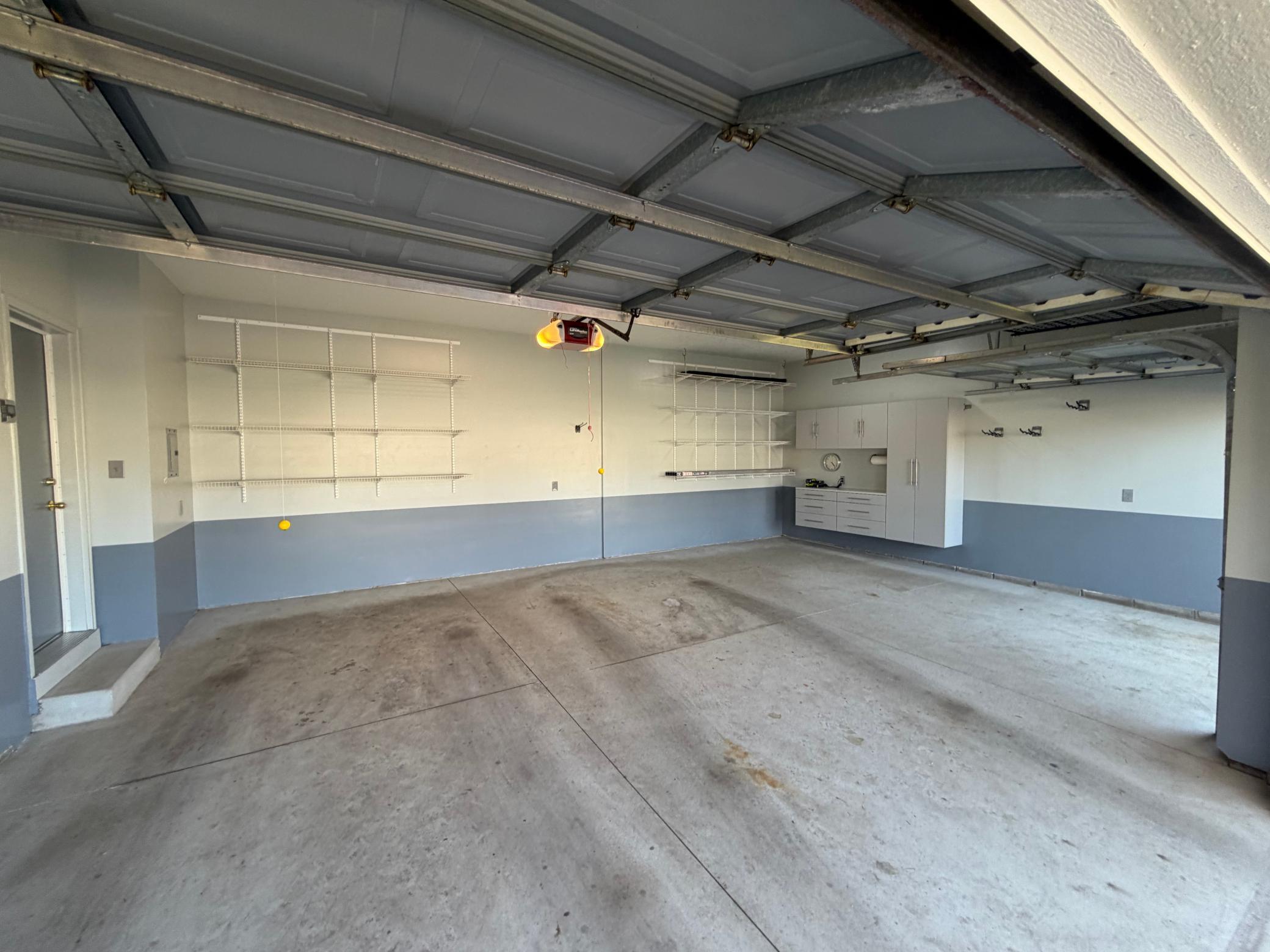 The attention to detail extends to the 3-car garage!