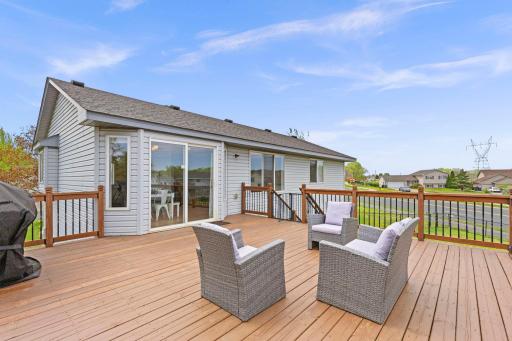 Plenty of space for your patio furniture and grill