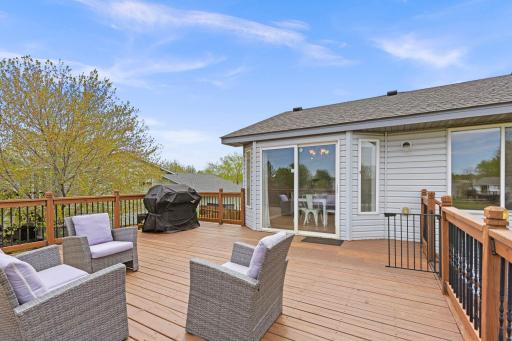 Outside enjoy lounging on the spacious deck