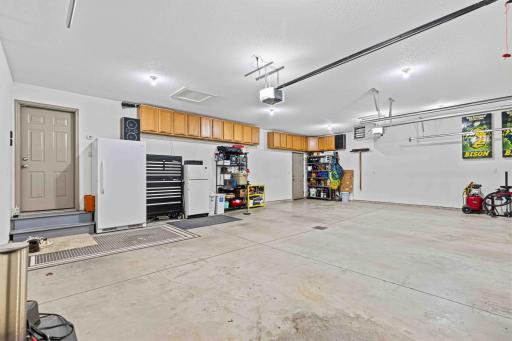 Finished & Heated Garage with a Floor Drain