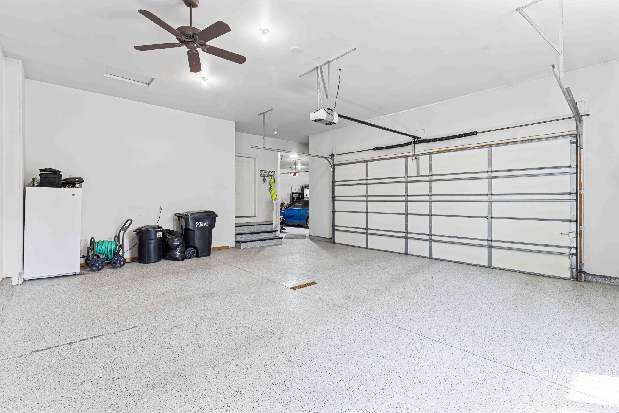 5 Stall Finished & Heated Garage