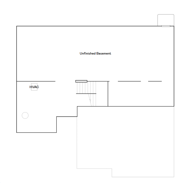 McKinley basement floorplan.