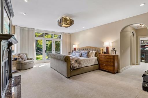 Step into the luxurious primary suite