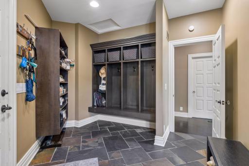 Mudroom off the attached 3 car garage