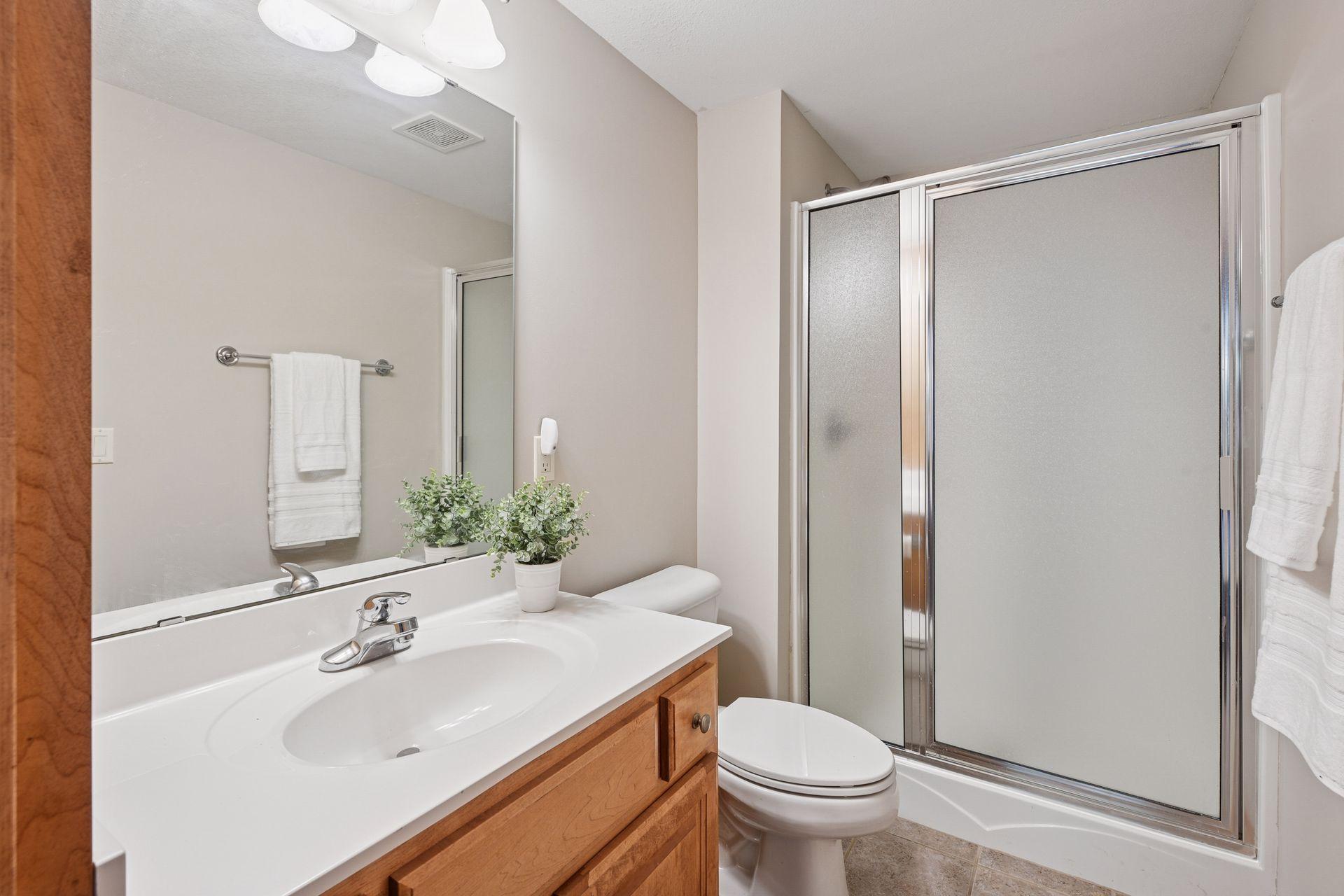 Basement offers 3/4 bathroom!