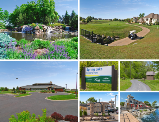 Exceptional location near The Wilds Golf Club, Mystic Lake, Launchpad Golf, downtown Prior Lake, Charlieâs on Prior, parks/trails, Spring Lake Regional Park pickleball courts, Canterbury Park Amphitheater, premier lake-area recreation and amenities.