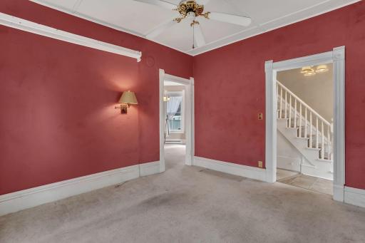 A former duplex - this house could easily be turned back into an income property.