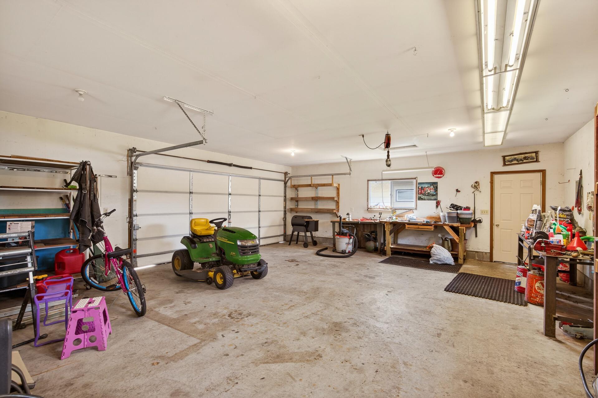 insulated detached garage. Perfect for all your toys or hobbies