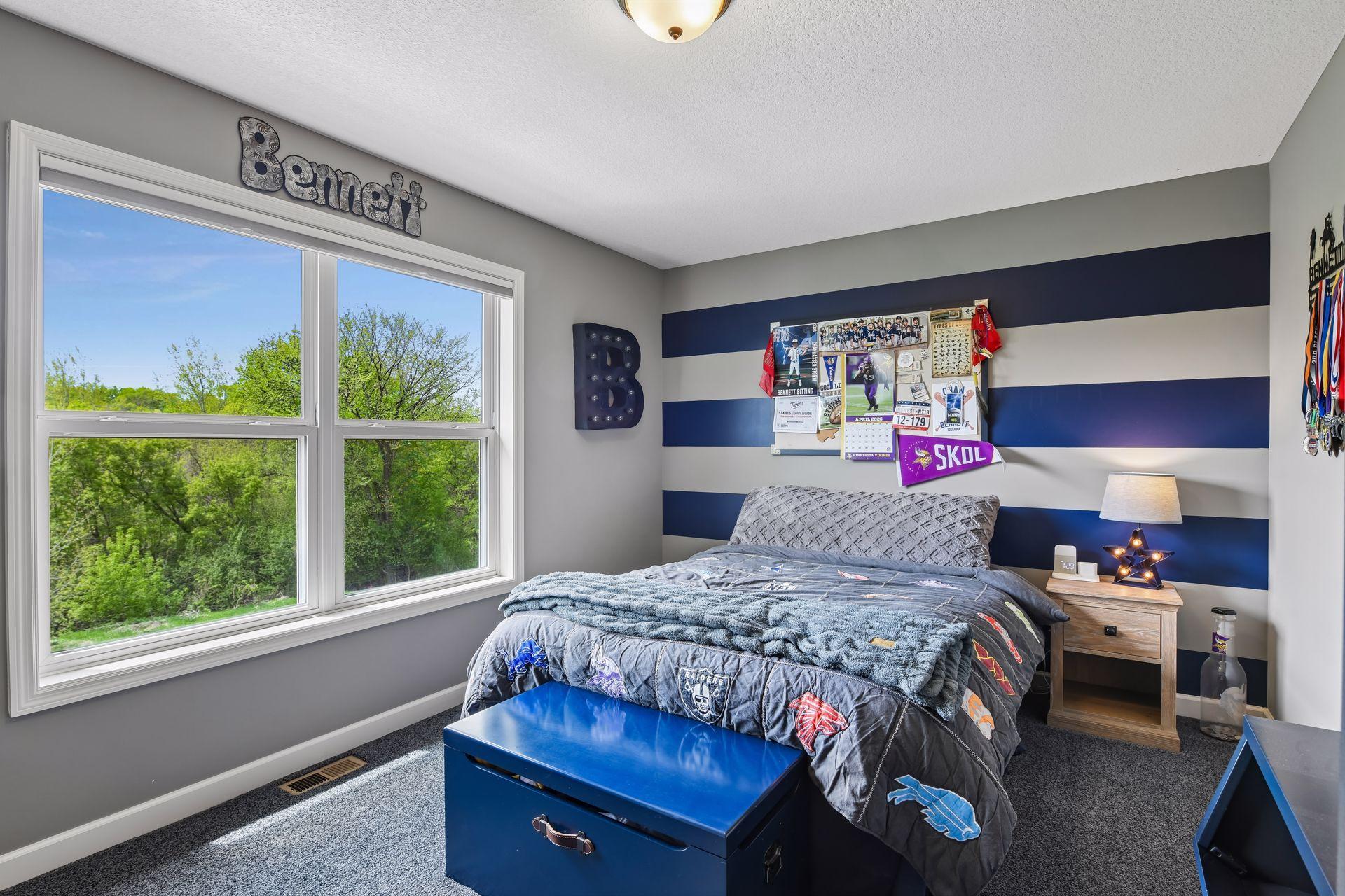 Every bedroom has a walk-in closet