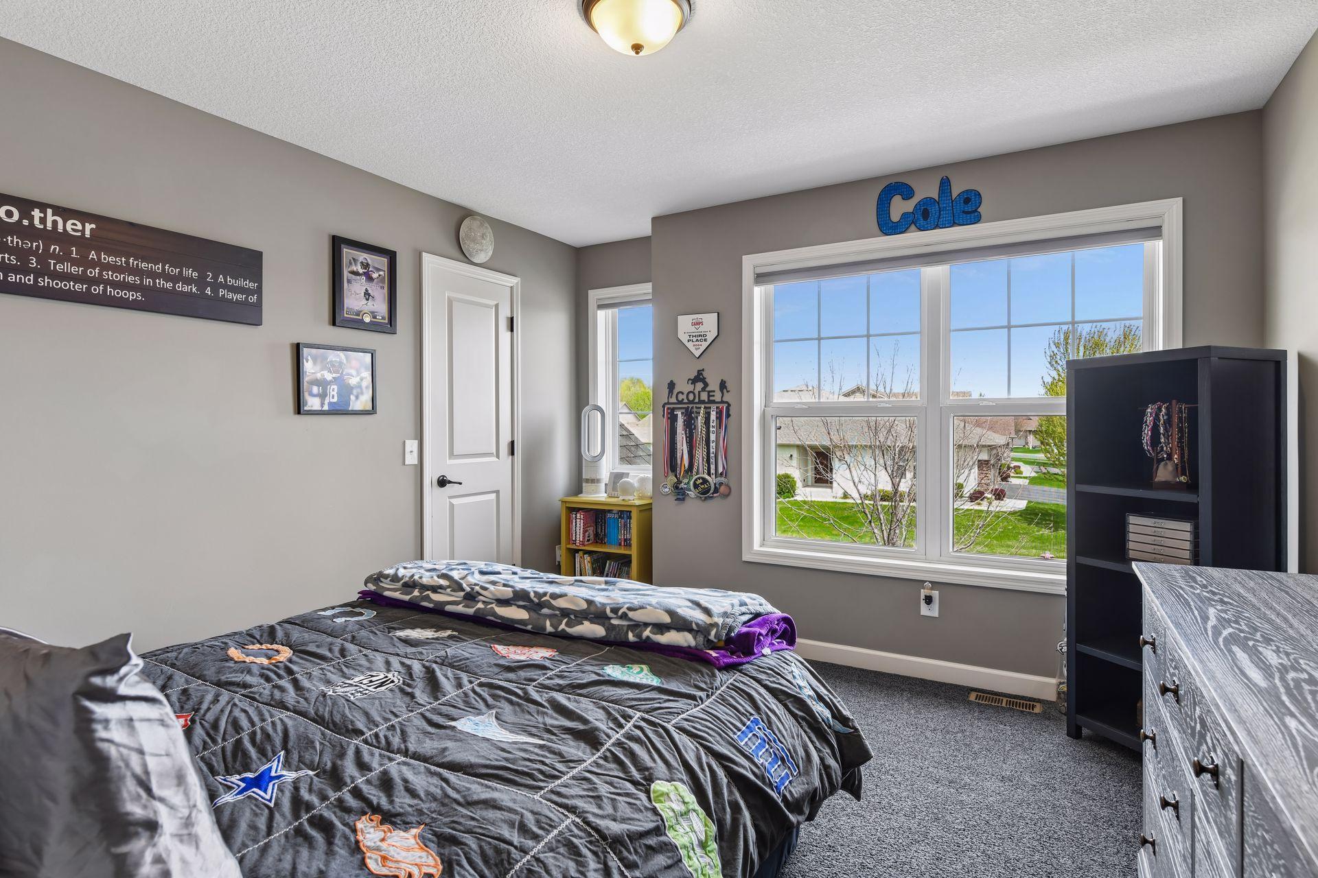 New carpet in all of the bedrooms