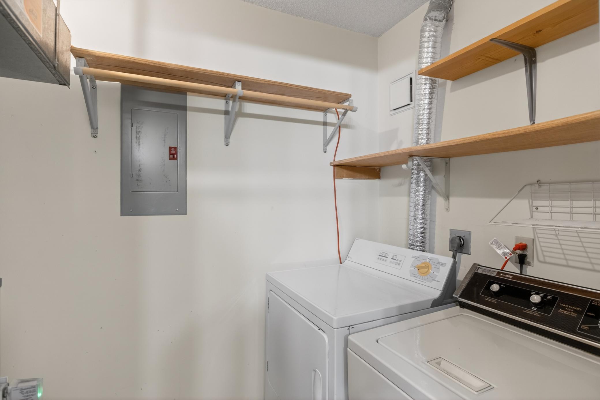 In-unit laundry for added convenience