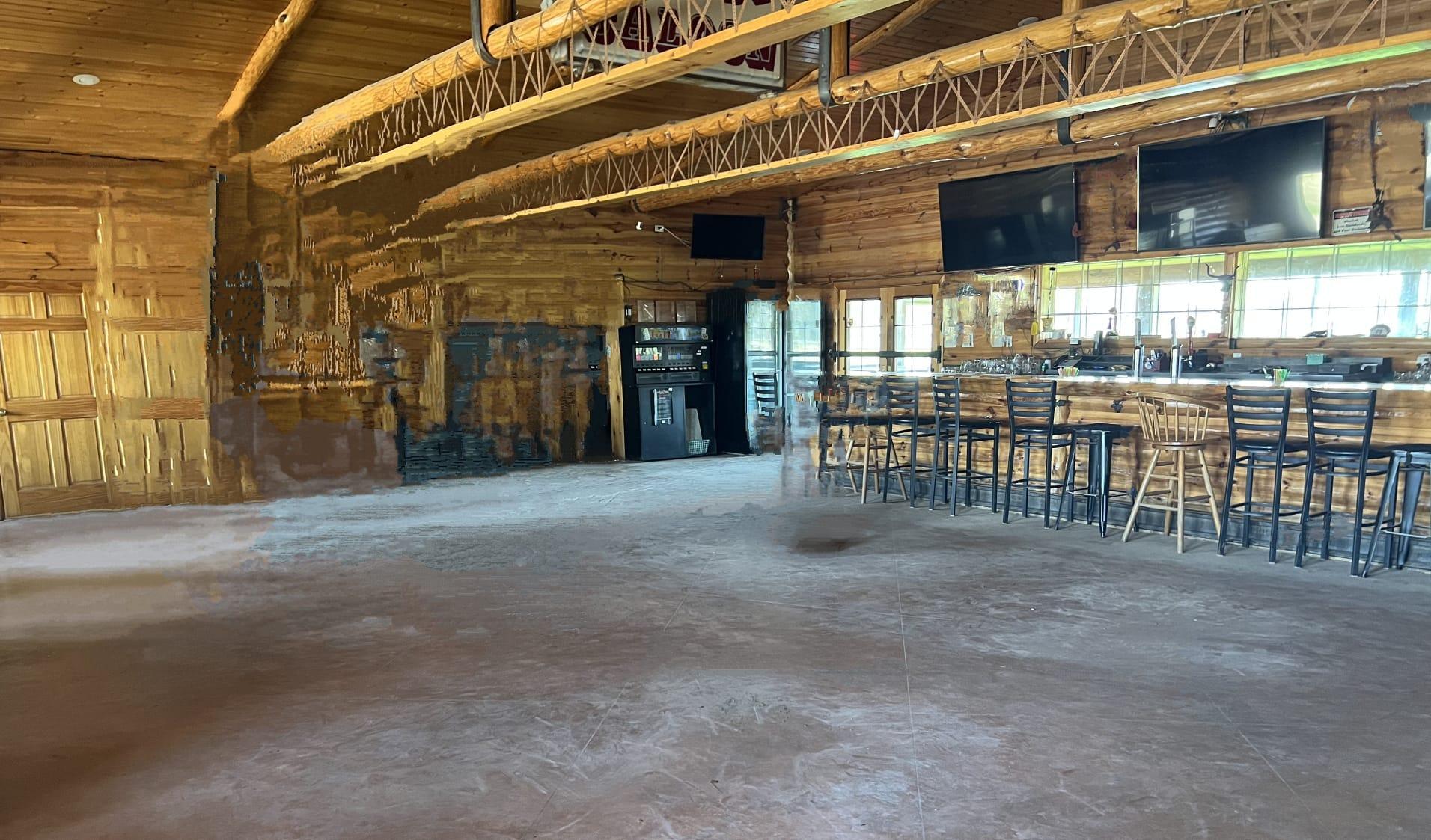 Main Open Area ready to frame in rooms