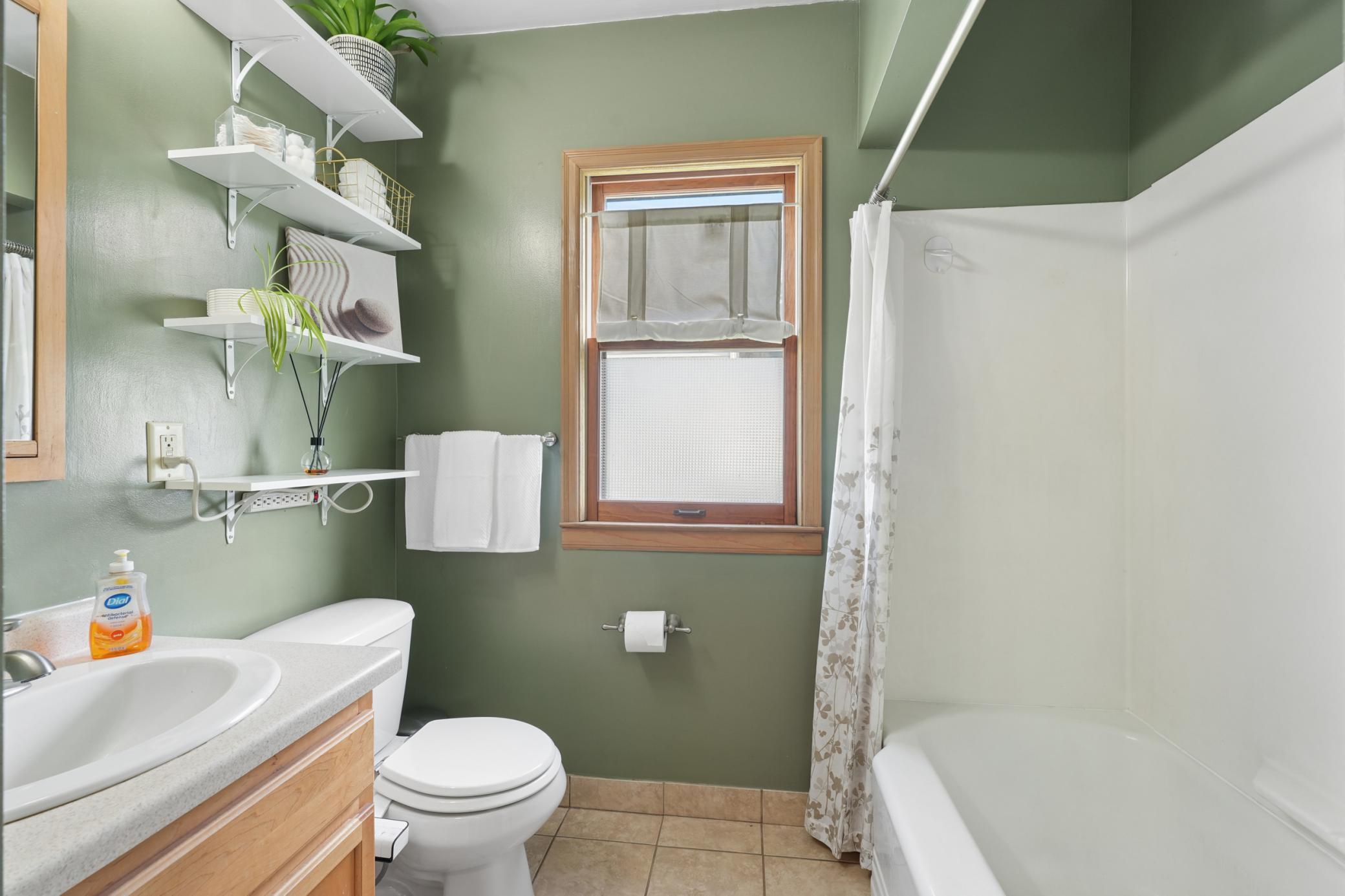 First floor full bath