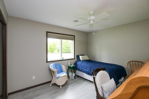 The third bedroom has LVP flooring and is located off the main living areas.