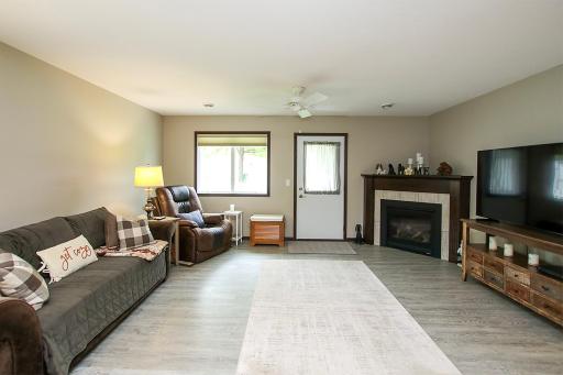 Cozy up to the gas fireplace on those cold winter days or enjoy the back patio for some summer sunshine. The main living areas feature LVP flooring for easy cleaning.