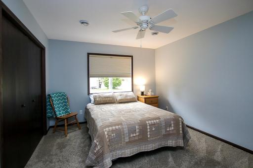 The second bedroom is also generously sized.