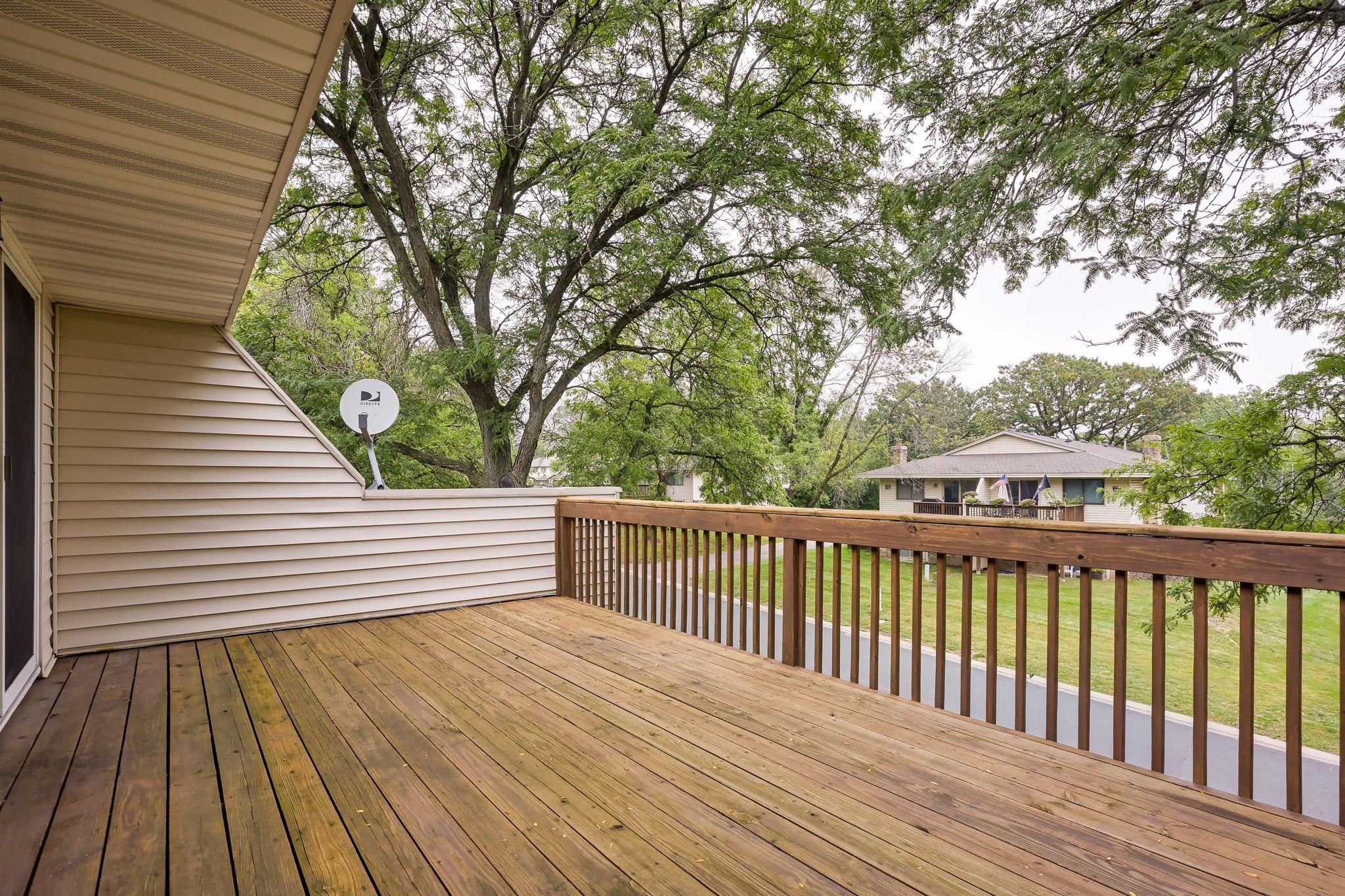 Extra large deck!