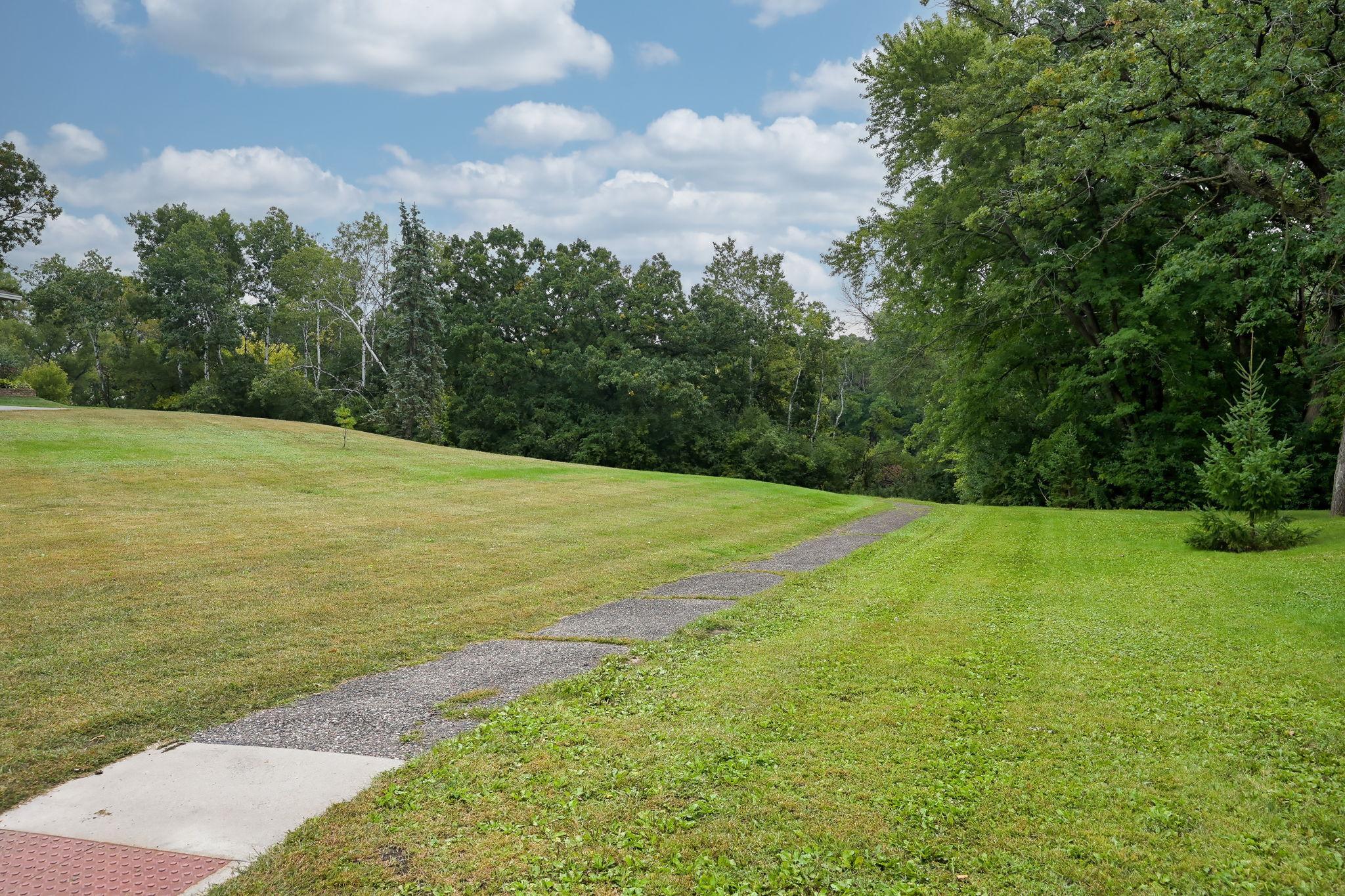 Walking trail across the street~