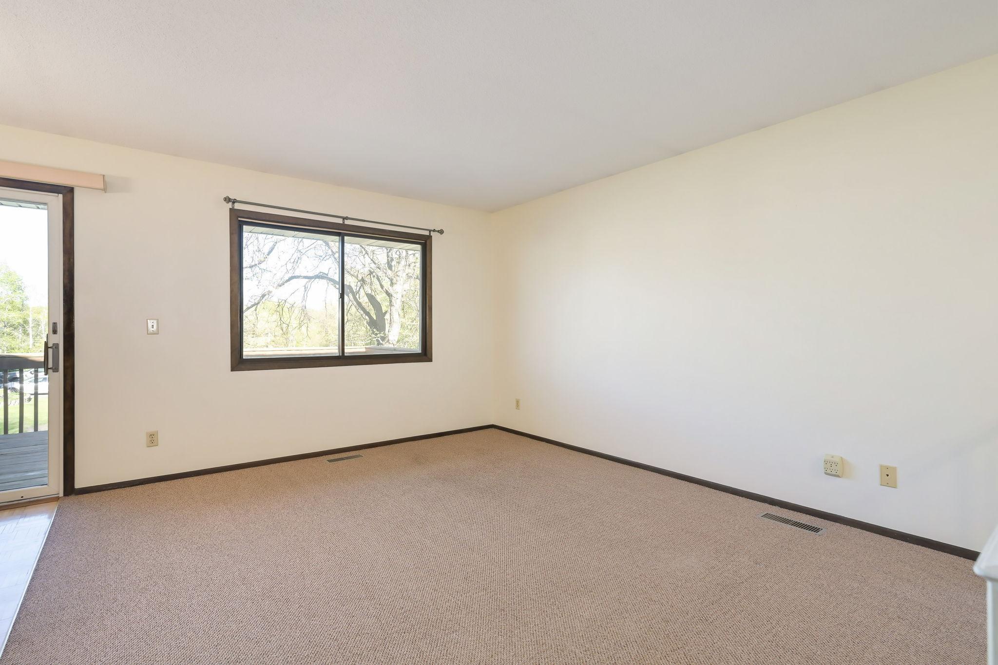 1 of 2 bedrooms on upper level