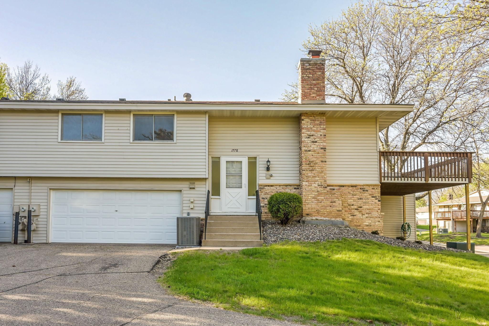 2 car garage with 2 parking spots in front of garage and plenty of street parking as well.