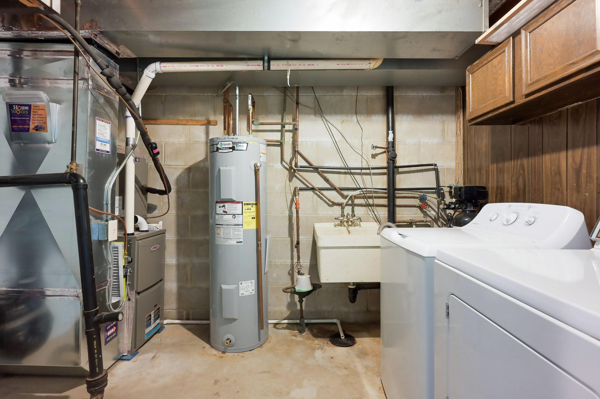 New furnace/AC in 2024, water heater in 2025 and washer in 2023