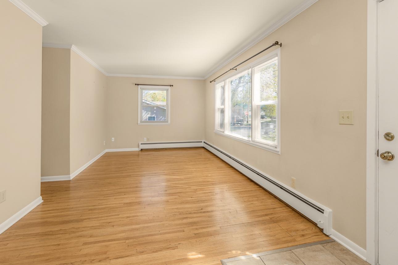 Don't miss the nice crown moulding!