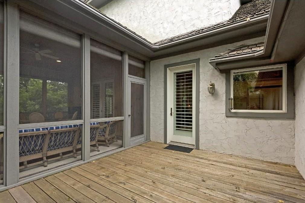 Located adjacent to the screened porch with easy kitchen access the deck is the perfect spot for your grill or even an outdoor dining