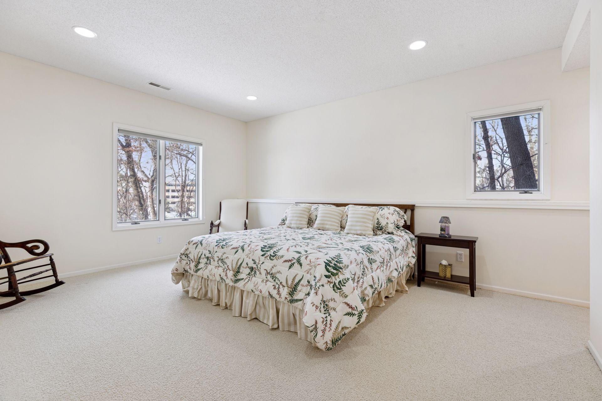 One of 2 ensuite lower level bedrooms