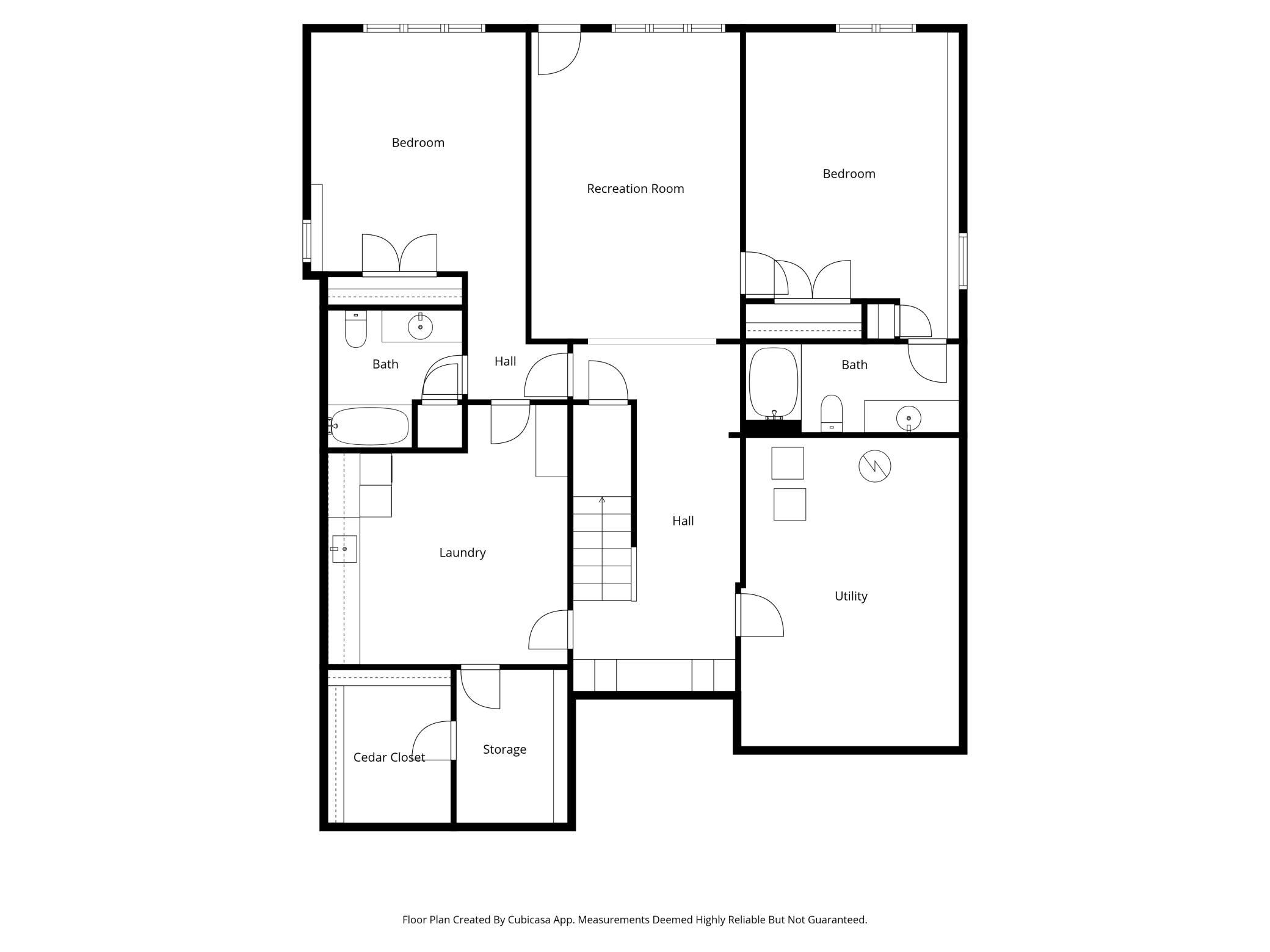 Lower level floorplan