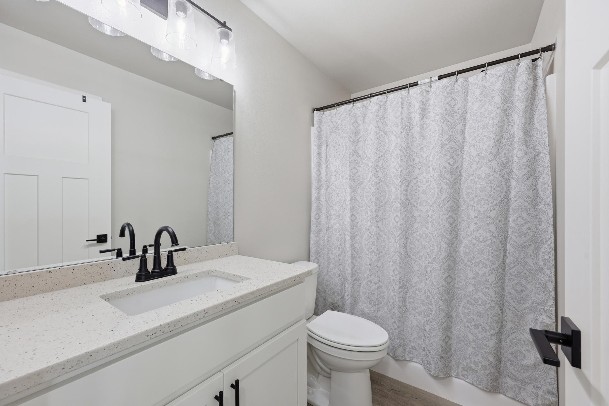 Full Bathroom on Upper Level with Linen Closet