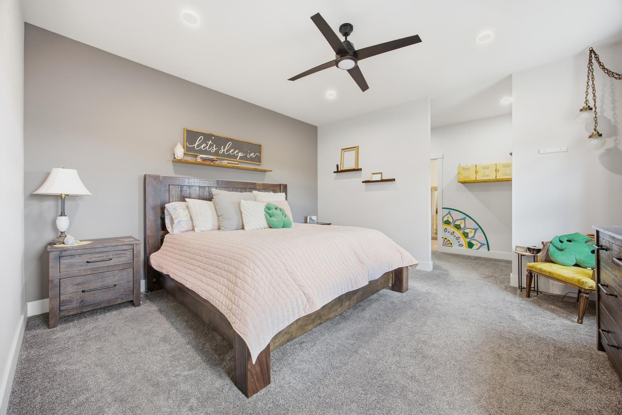 Primary Suite with walk through closet