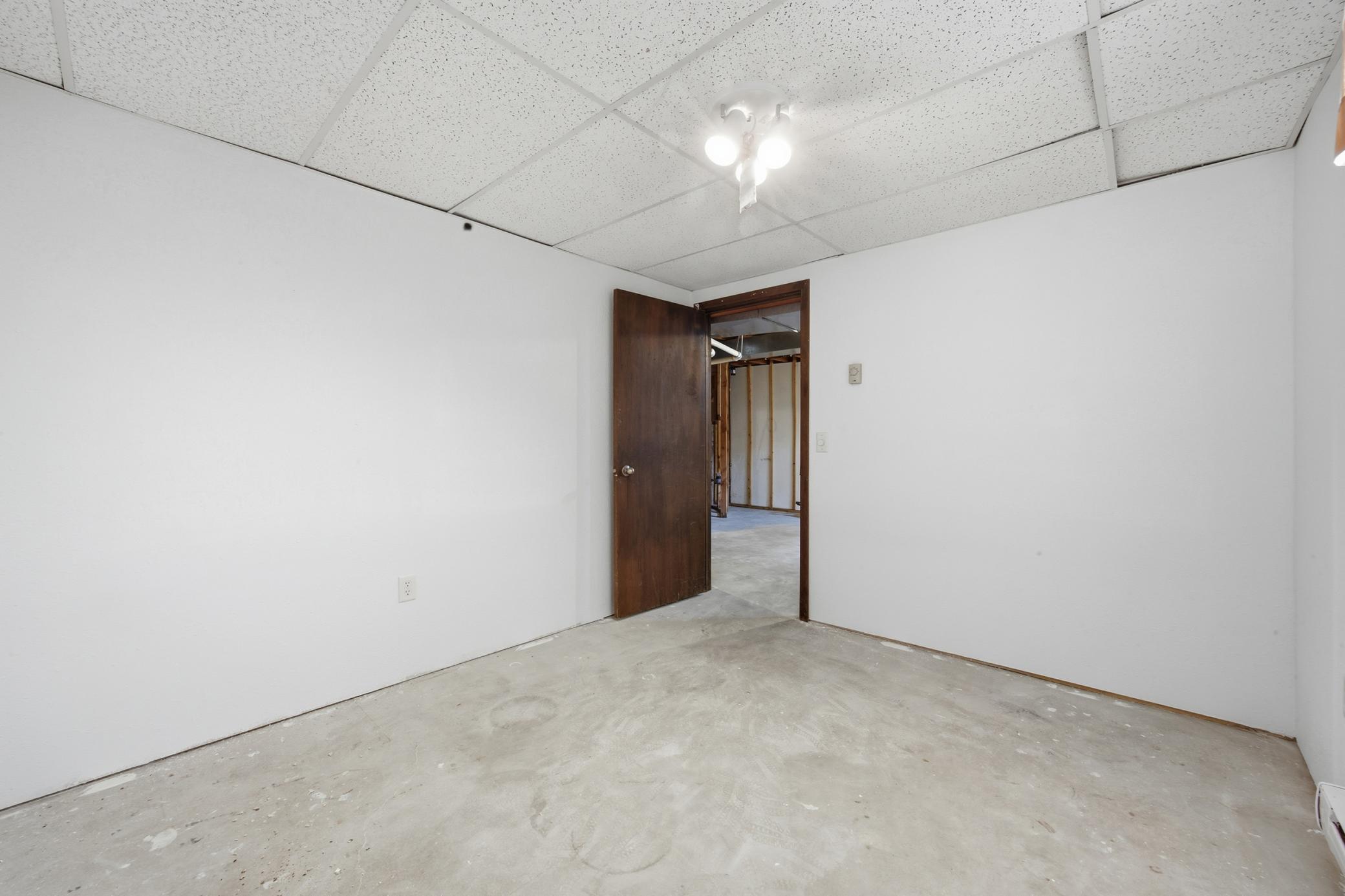 Finished Basement Room