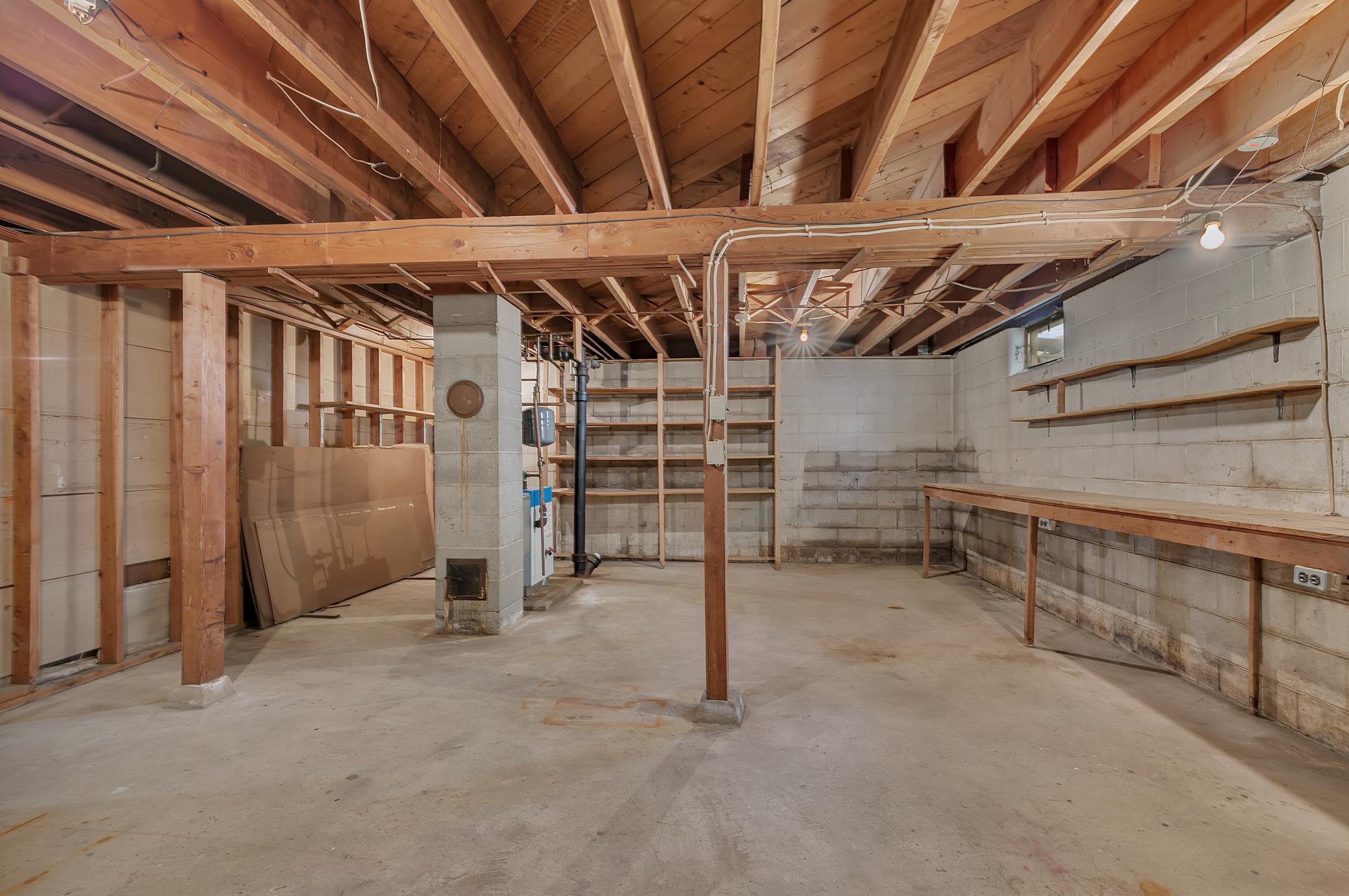 Lower Level Workshop/Storage