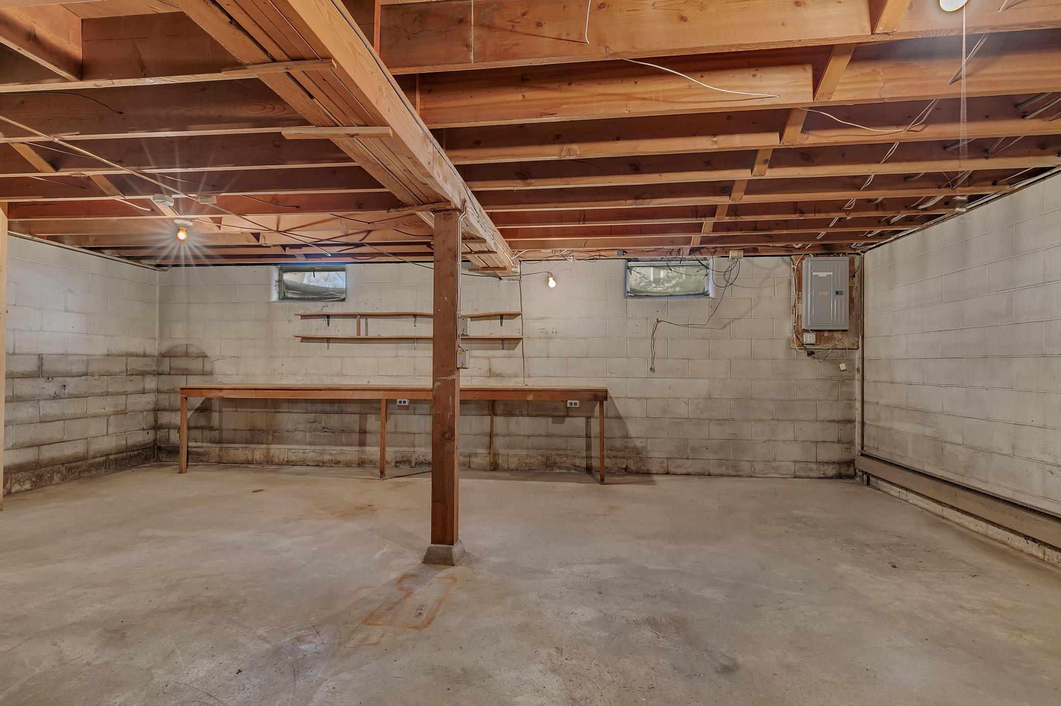 Lower Level Workshop/Storage
