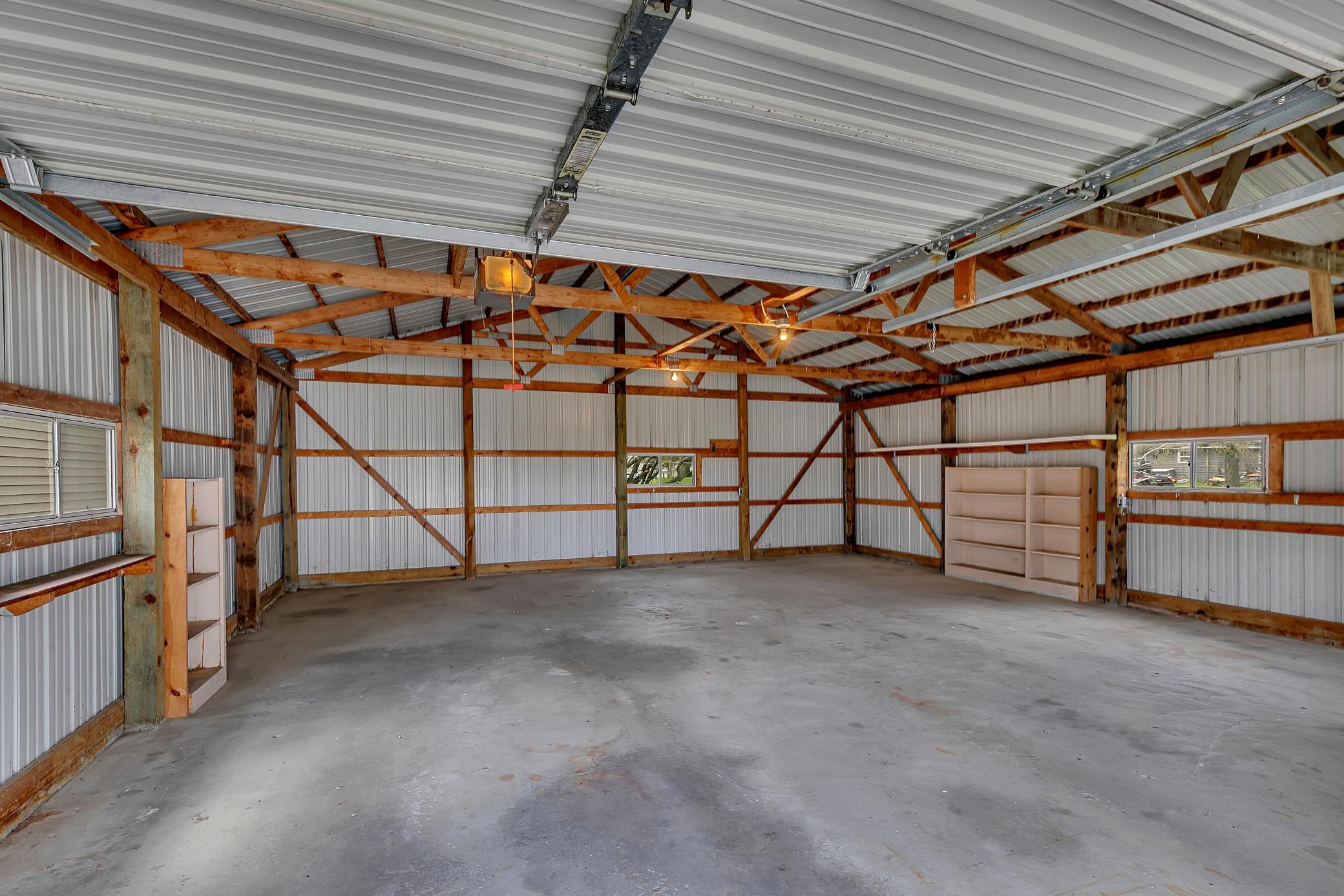 Detached Garage Interior
