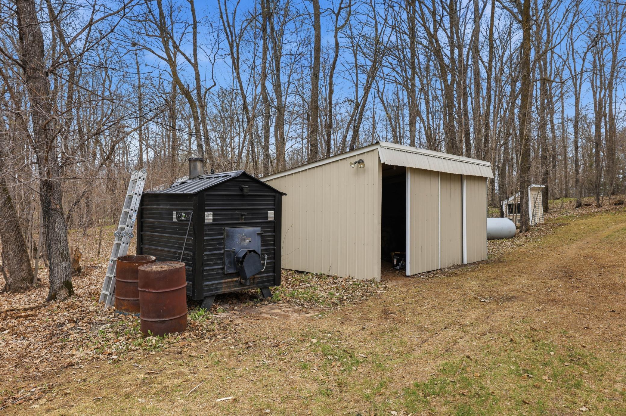 Outdoor Boiler (Home has propane as well!)