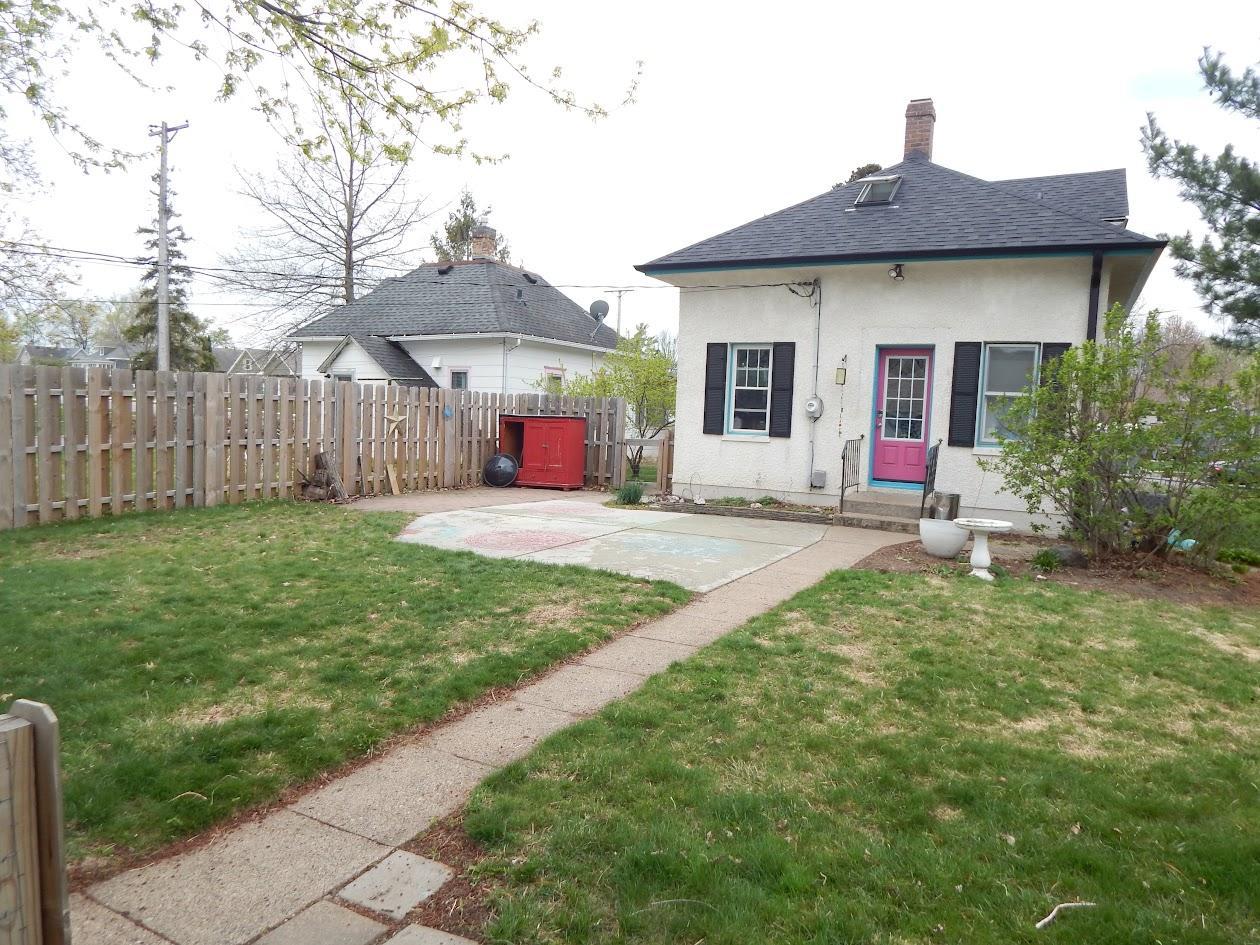 Backyard area
