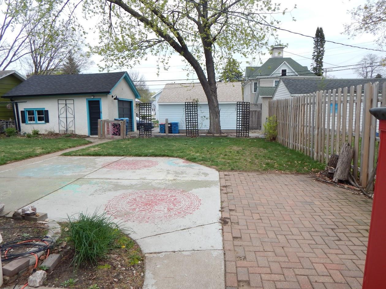 Patio slab and pavers