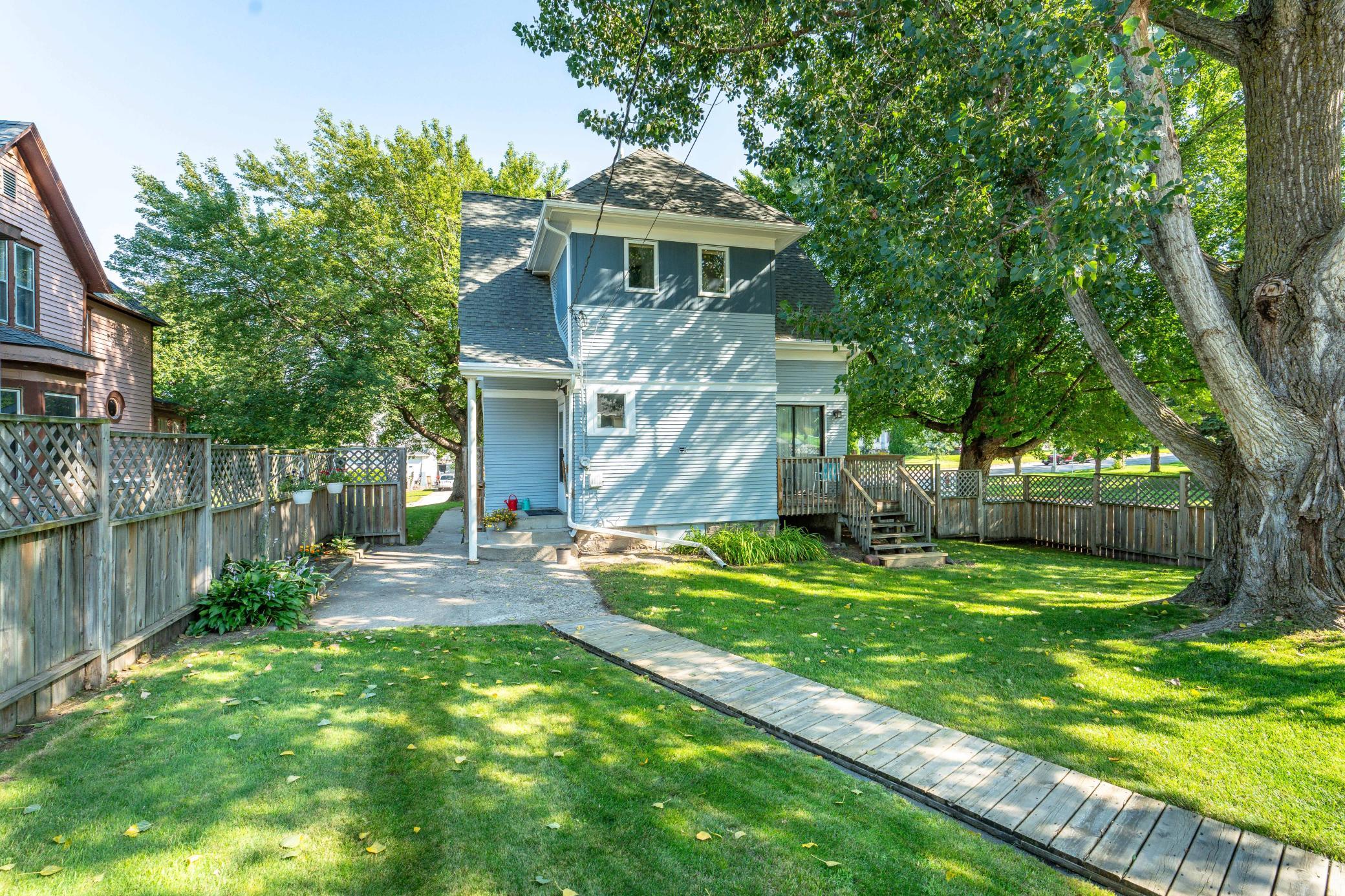backside of home
