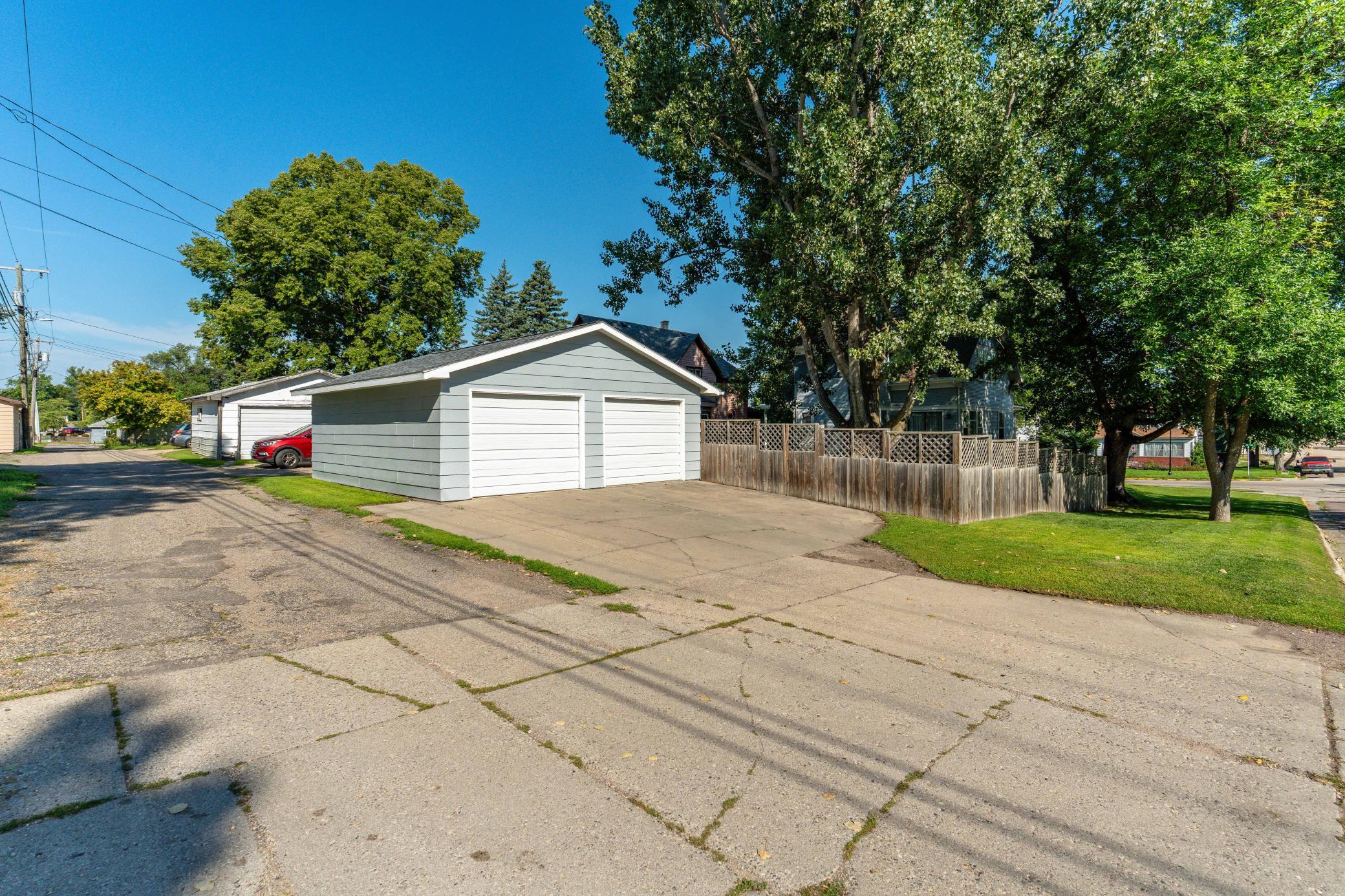 double detached garage